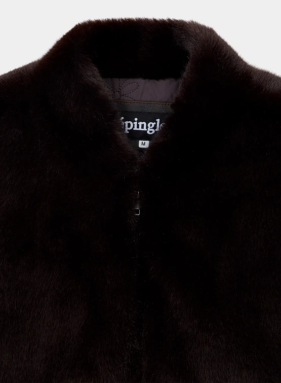 Женская шуба EPINGLER Baseball Fur Cocoa