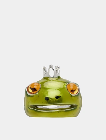 Кольцо Collina Strada Frog Prince Lime