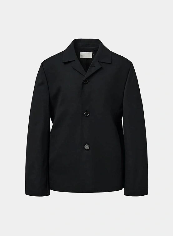 Пиджак AMOMENTO Oversized Wool Jacket Black