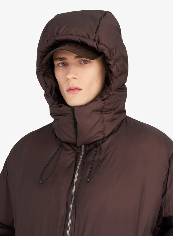 Пуховик Études Boxy Down Jacket Dk Brown