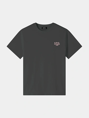 Футболка A.P.C. Standard Rue Madame Antracite/Rose