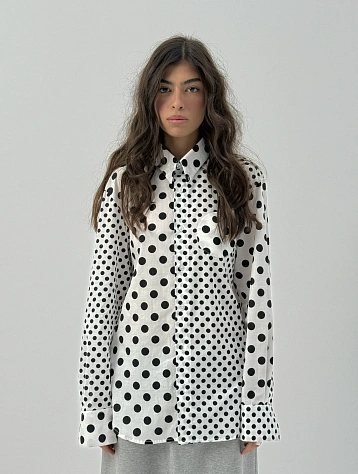 Рубашка Siniy Vsadnik Doubledots++ Shirt White/Black
