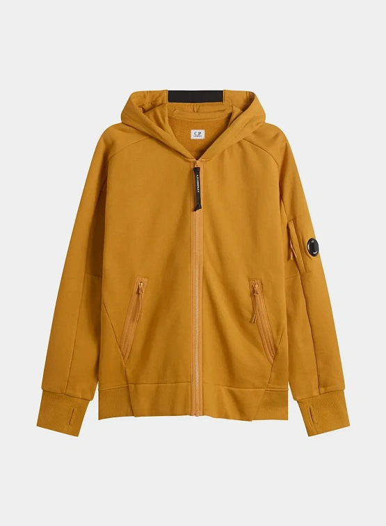 Зип-худи C.P. Company Diagonal Raised Fleece Russet Orange