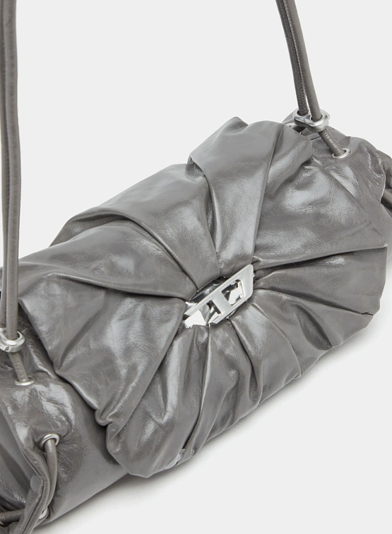 Сумка Diesel Scrunch-D Shoulder S Gunmetal