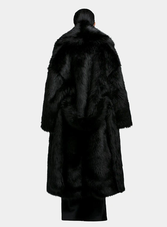 Шуба entire studios Vast Fur Coat Black