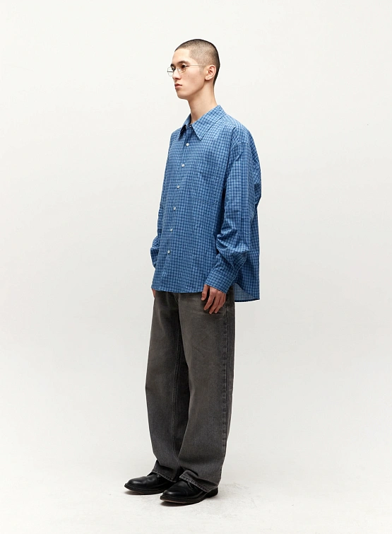 Рубашка COOR Alternate Check Oversized Blue Check