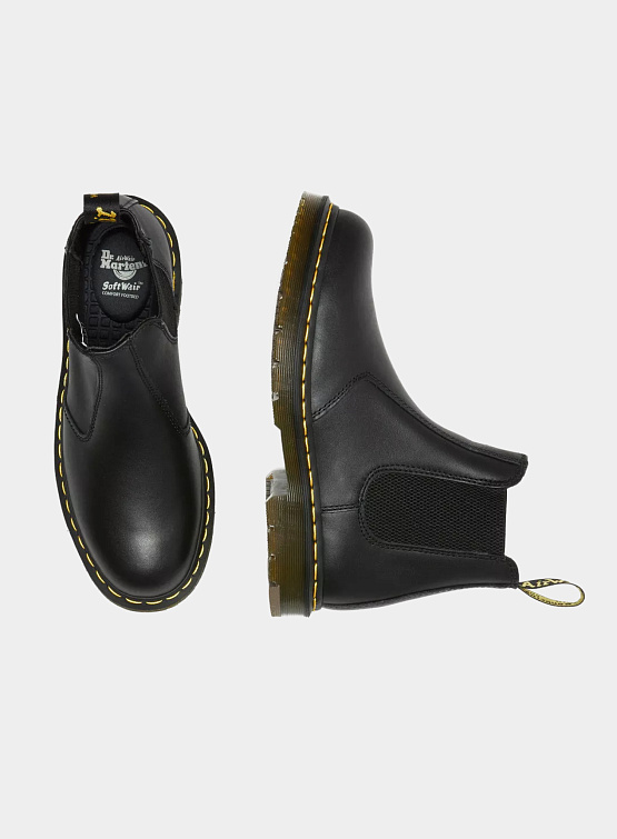 Челси Dr. Martens 2976 Slip Resistant Leather Chelsea Black