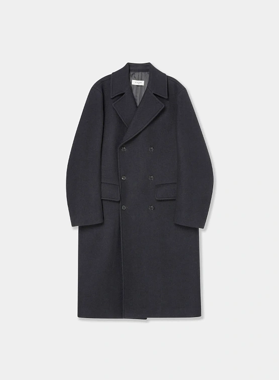 Пальто AFTER PRAY Tourist Balmacaan Coat Navy