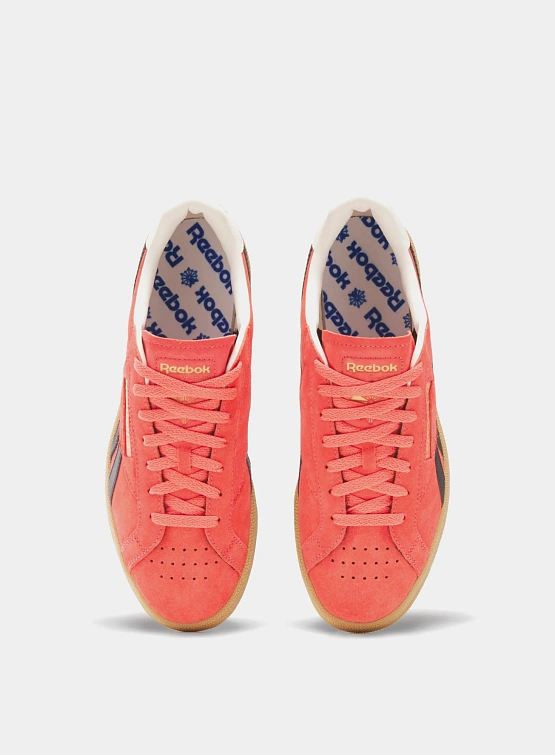 Кеды Reebok Club C Grounds UK Sunset Coral/Black/Gum