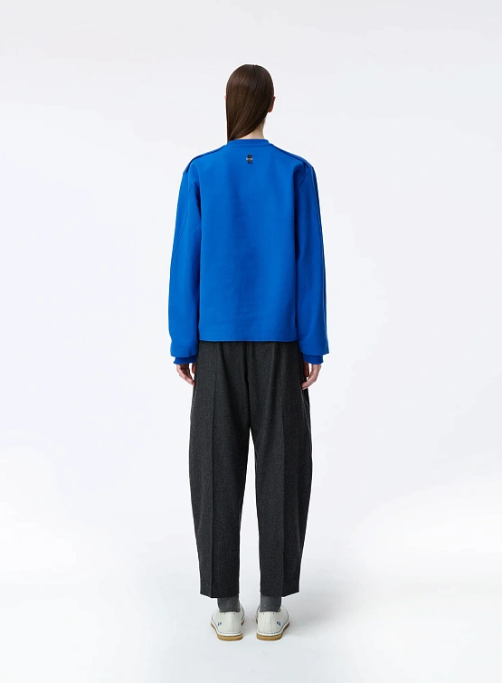 Свитшот ADERERROR Post Human Sweatshirt Product. 42 Blue