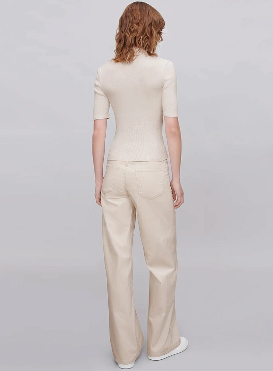 Женское поло A.P.C. Polo Joelle Ecru