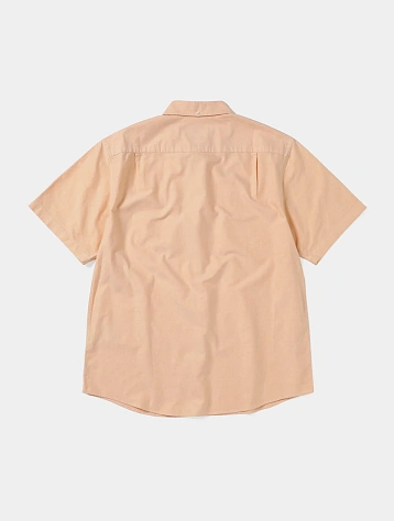 Рубашка thisisneverthat Oxford S/S Shirt Apricot