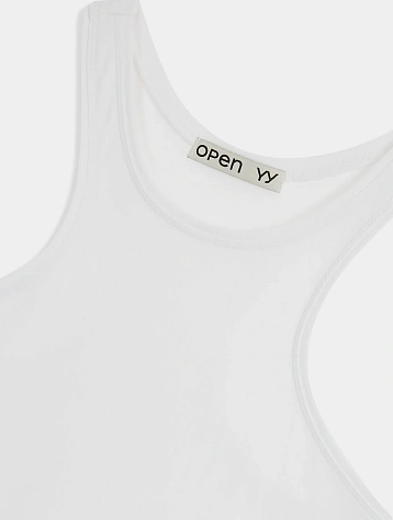 Женская майка OPEN YY Racer Tank White