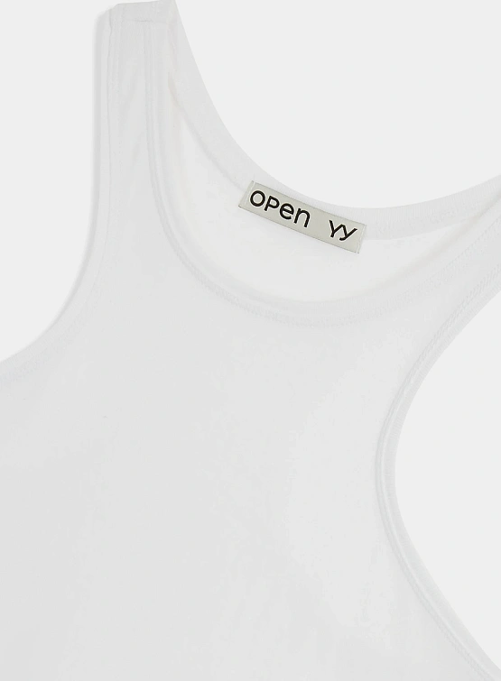 Женская майка OPEN YY Racer Tank White