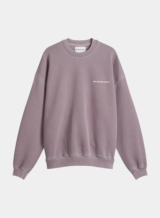 Свитшот MKI MIYUKI ZOKU Uniform Pigment Raisin