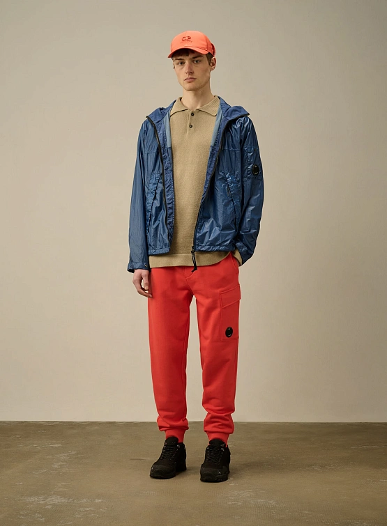 Свитер C.P. Company Chenille Cotton Polo Knit Vintage Khaki