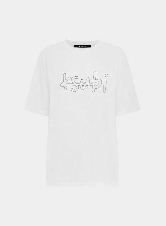 Женская футболка Ksubi 1999 Oh G SS Tee White