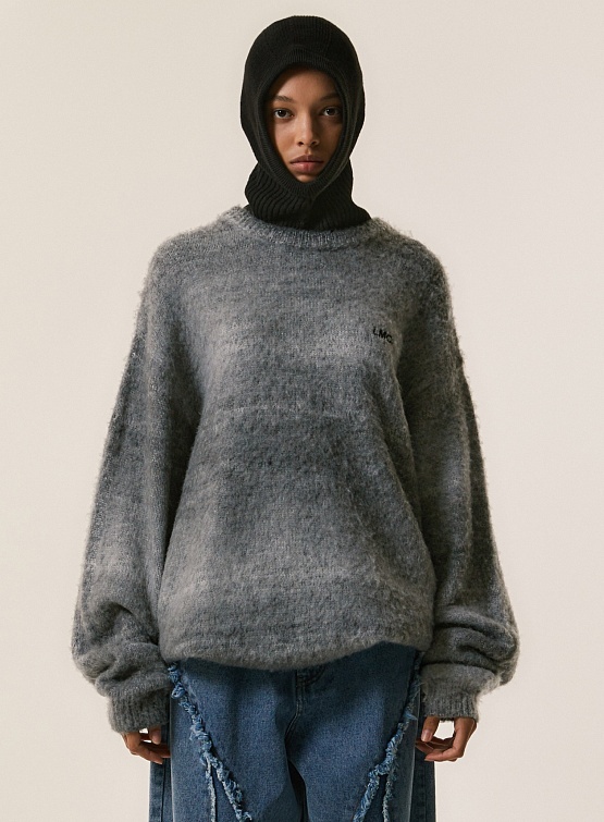 Свитер LMC OG Ombre Brushed Knit Sweater Charcoal