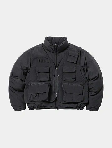 Куртка AJOBYAJO Cargo Vest Layered Padded Black