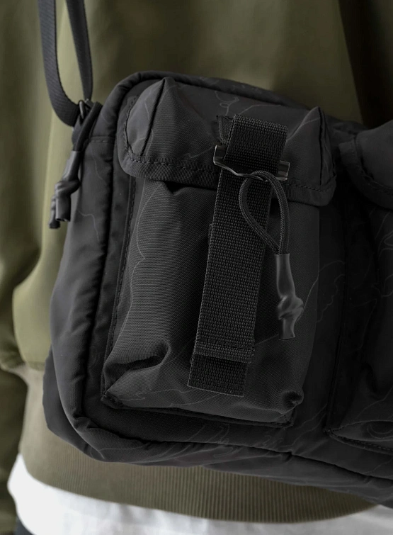 Сумка MAHARISHI 1532 Camo M.A.L.I.C.E. Cross Body Black
