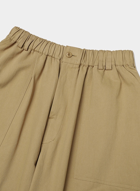 Брюки ANGLAN Curve Big Cargo Balloon Pants Beige