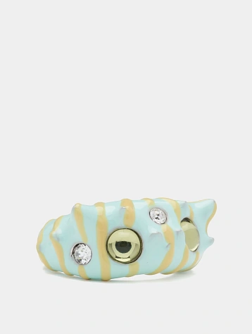 Кольцо Collina Strada Demi Alien Lemon Stripe