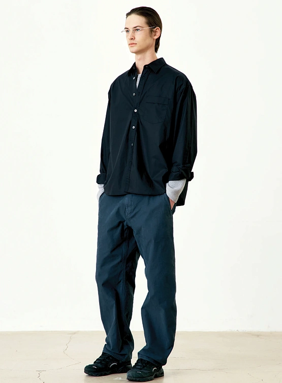 Рубашка COOR Paper Cotton Shirt Black