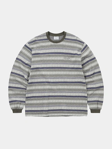 Лонгслив thisisneverthat Pattern Striped L/S Ivory