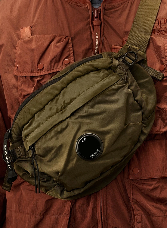 Сумка C.P. Company Nylon B Crossbody Ivy Green