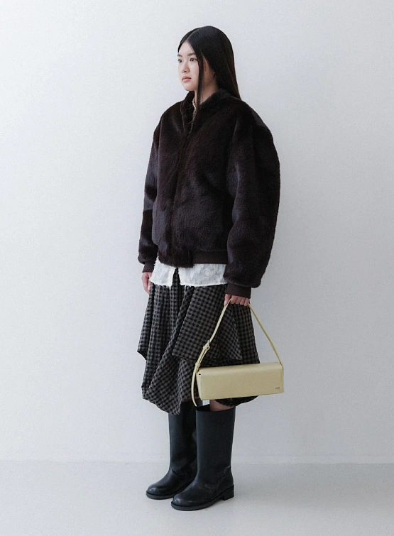 Женская шуба EPINGLER Baseball Fur Cocoa