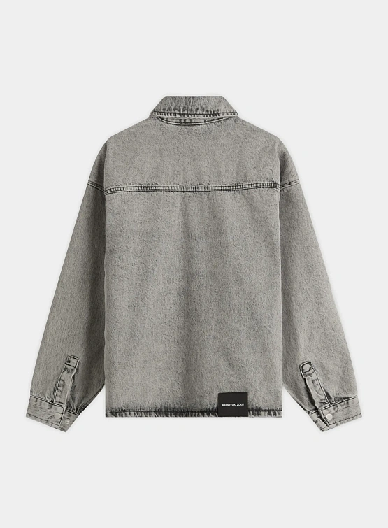 Джинсовая куртка MKI MIYUKI ZOKU Denim Box Washed Black