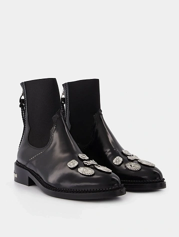 Женские челси TOGA Ankle Leather Black