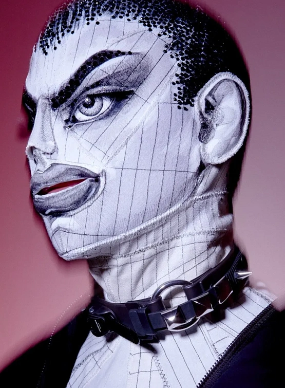 Чокер INNERRAUM Object CK2 Rings Spikes Black