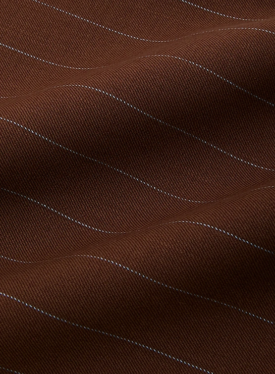 Женская юбка Jean Paul Gaultier Tailoring Pinstriped Brown/Light Blue