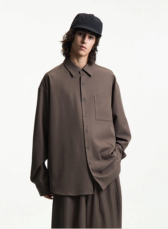 Рубашка MERELY MADE Merely US Lazy Dark Taupe