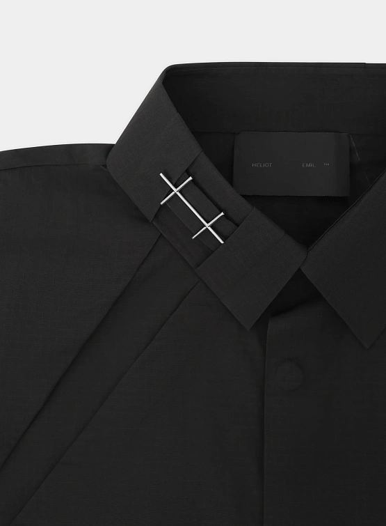 Рубашка HELIOT EMIL Marl Shirt Black