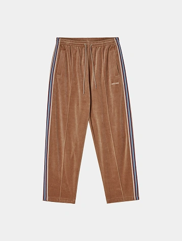 Брюки AFTER PRAY Velvet Track Pants Mocha