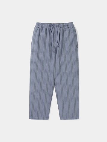 Брюки thisisneverthat Stripe Jacquard Pant Purple Grey