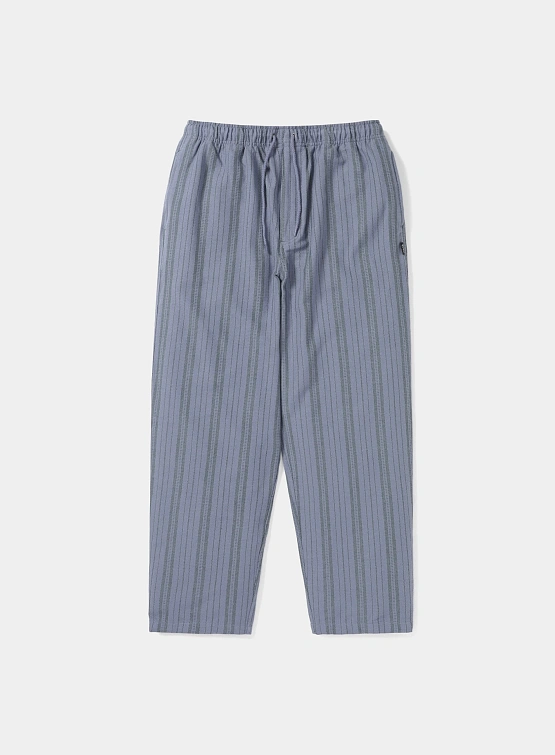 Брюки thisisneverthat Stripe Jacquard Pant Purple Grey