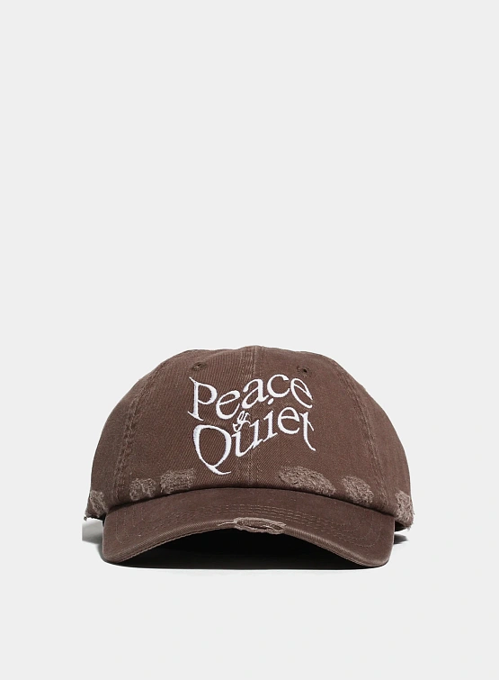 Кепка MUSEUM OF PEACE & QUIET Wordmark Distressed Dad Coffee