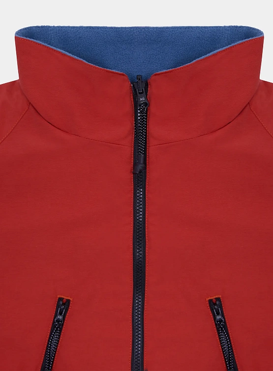 Двусторонняя флисовая куртка ANGLAN Reversible Hiker Blue/Orange