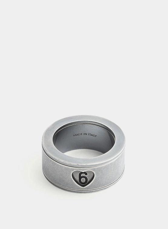 Кольцо MM6 Maison Margiela Numeric Heart