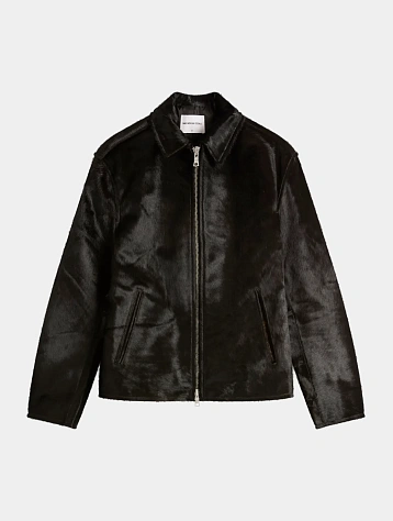 Куртка MKI MIYUKI ZOKU Cropped Cow Hair Rider Deep Brown