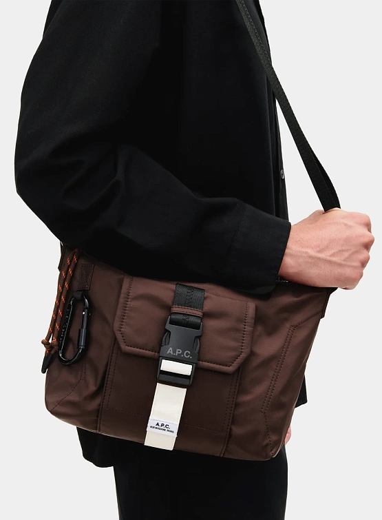 Сумка A.P.C. Besace Trek Brown