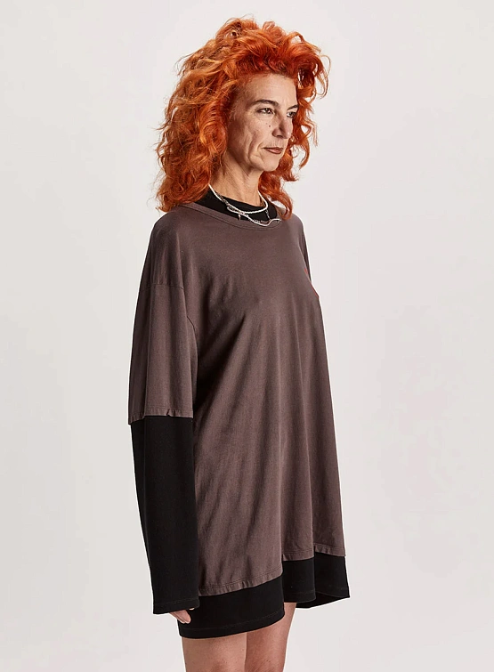 Лонгслив Magliano Trauma Brown