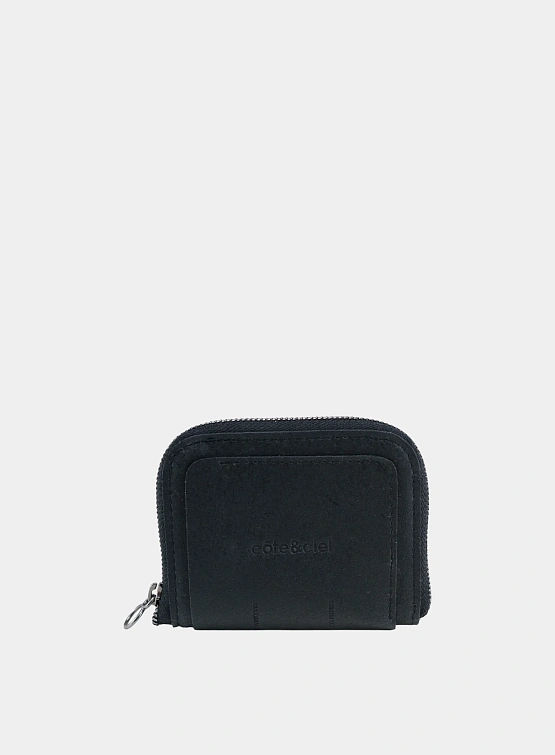 Кошелек COTE&CIEL Wallet & Purse Zippered M Leather Black