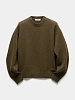 Свитер COOR Wool Cropped Crewneck Khaki