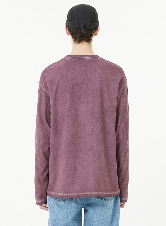 Лонгслив LMC Overdyed Fn Long Slv Tee Dark Purple
