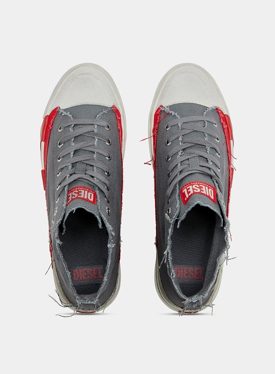 Кеды Diesel S-D-Verse Mid Grey/Red
