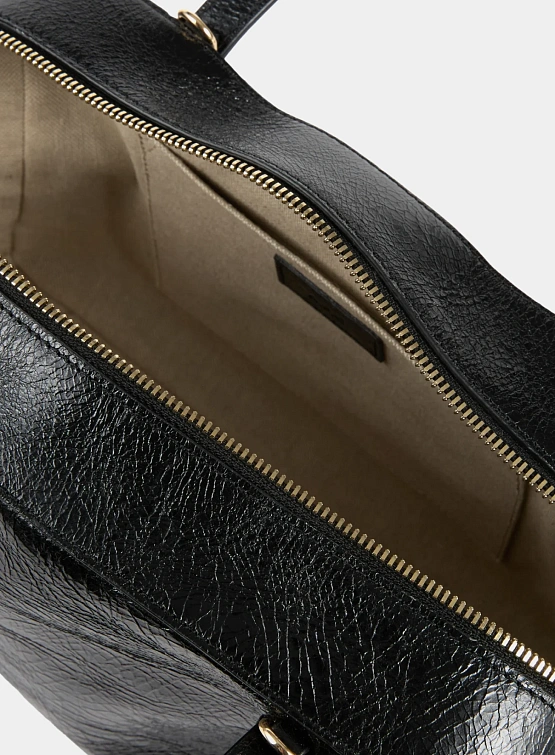 Сумка A.P.C. Virginie Box Crinkled Leather Noir